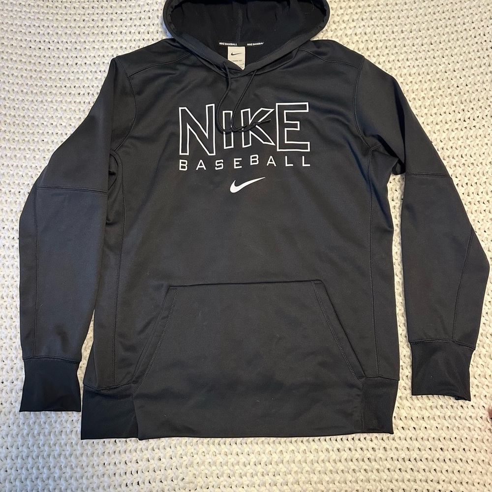 Nike Men's Black Baseball Hoodie